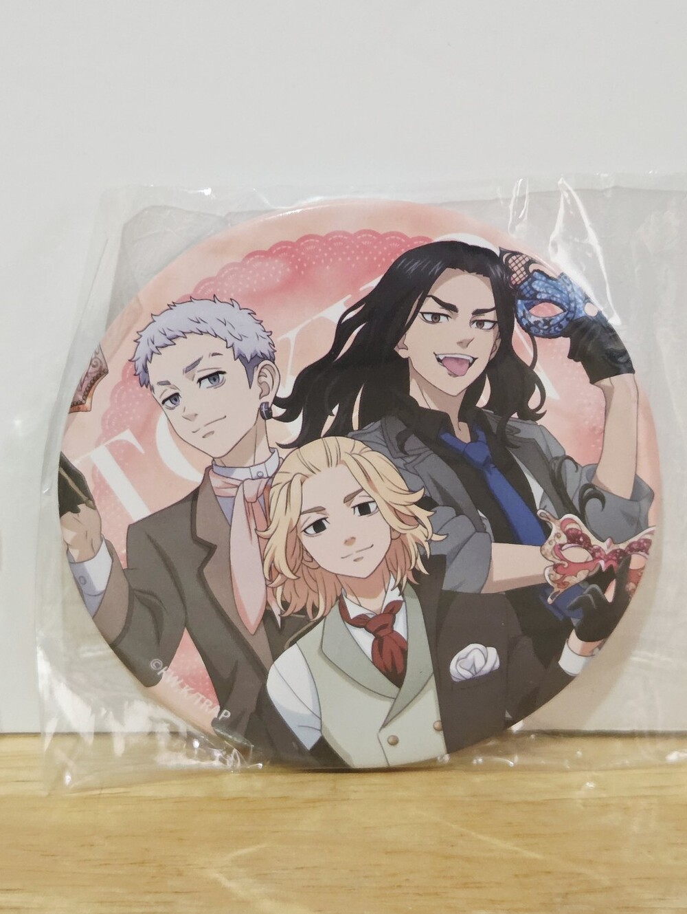 *4 for $20* Tokyo Revengers - Masquerade Ball Character Can Badge Pin Button